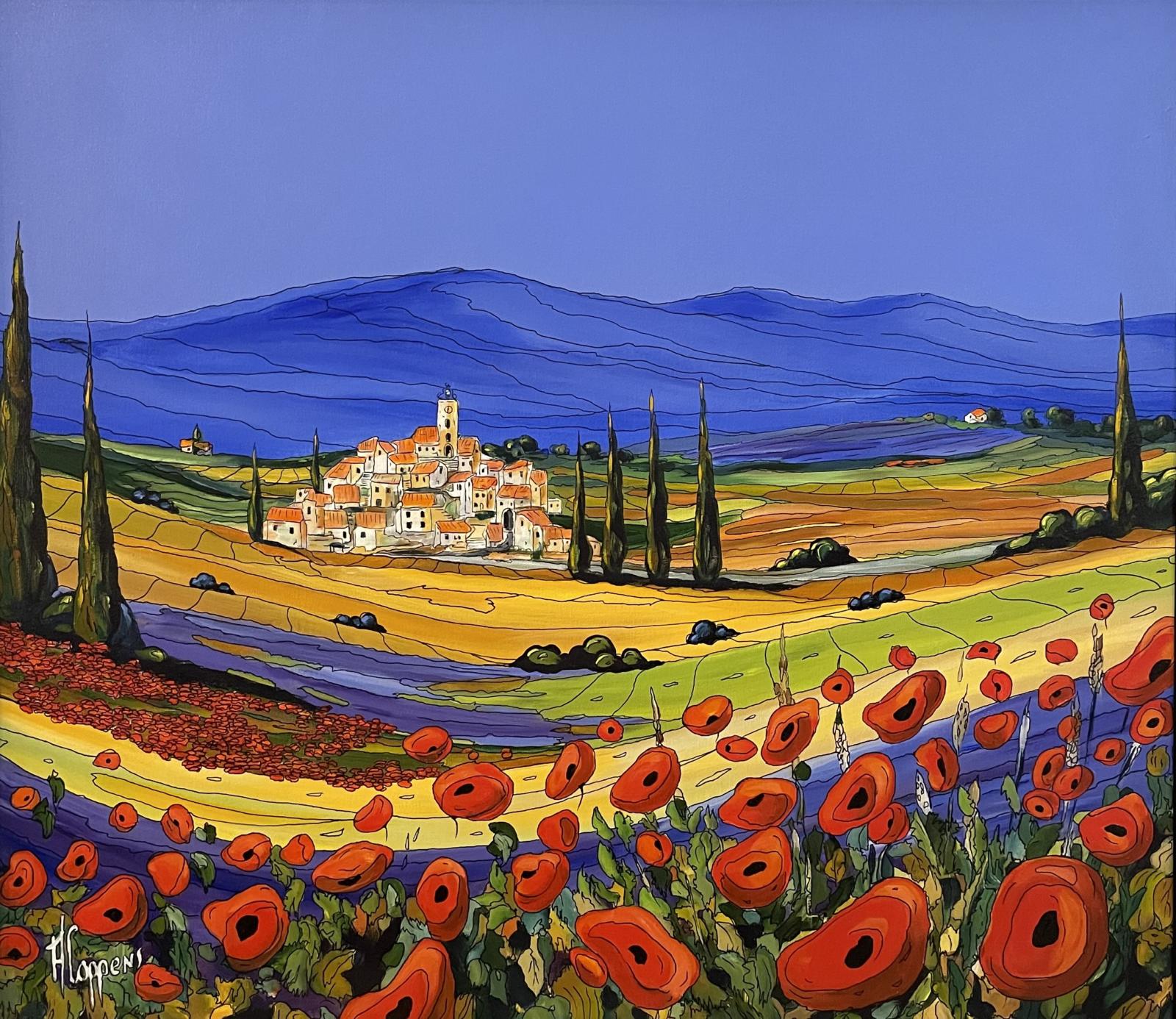Village perché et lavande