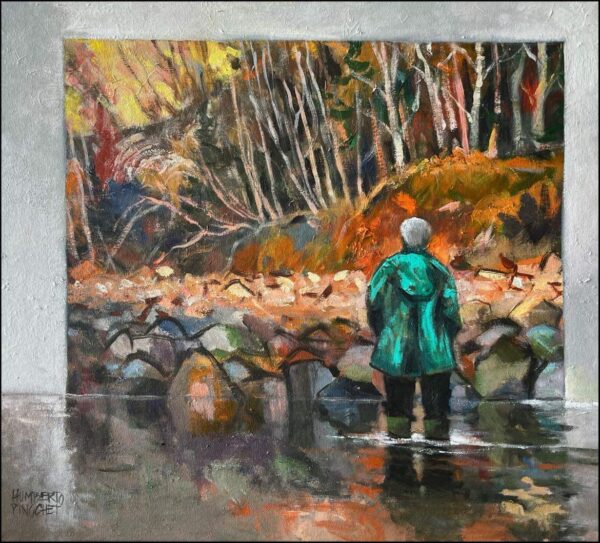 Paysage dans l'eau