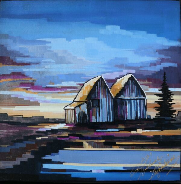 Peaceful Life - Dusk in the Countryside - Pixelism