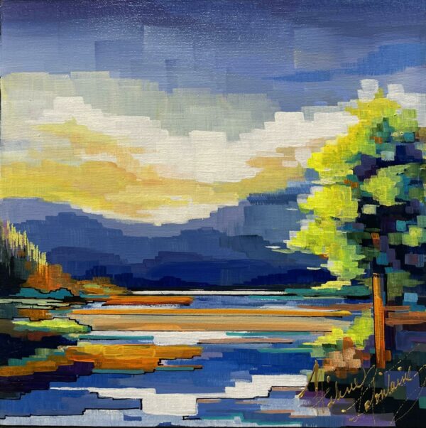 Un calme bleu - Inspired by my current state of mind - Pixelism.
