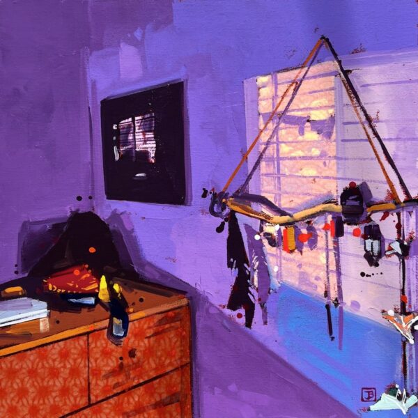 In violet light