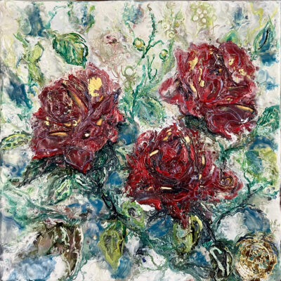 Roses scintillantes
